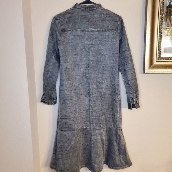 Crimson+Clover Front-button Shirt Dress - Picture 2 of 10